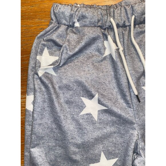 Star Patterned Drawstring Pajama Pants With Elastic Waist - Picture 3 of 5